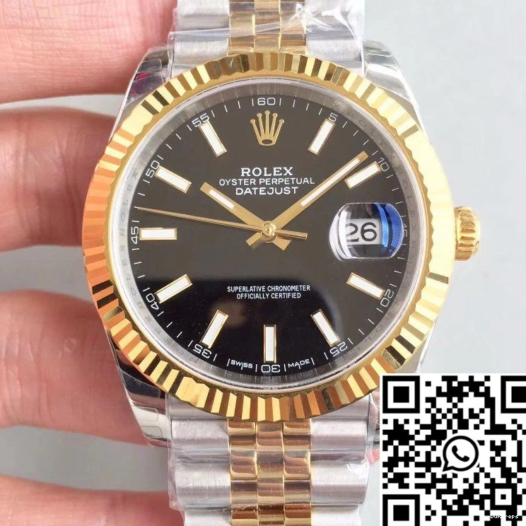 EW Factory Dial Black Rolex 41MM II Datejust 116333 0504